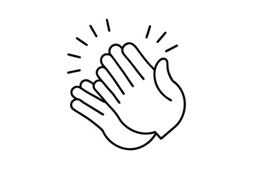 Obraz premium hand print icon