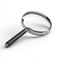 Magnifying Glass: A Detailed View , white background cut out PNG