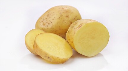 Kentang. Potatoes are a type of tuber that is rich in nutrients and has various health benefits.