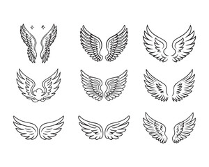 Angel Wing SVG Design