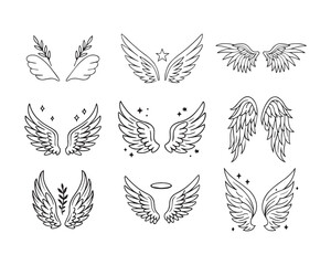 Angel Wing SVG Design