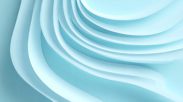 Elegant blue wave abstract background with soft gradients and smooth curves, ideal for corporate presentation, digital slide template, and modern business backdrop design.

