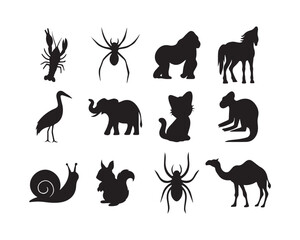 Fototapeta premium Animal Silhouette SVG