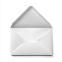 Blank White Envelope - Ready for Your Message , white background cut out PNG