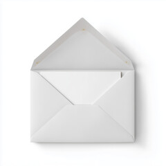 Blank White Envelope - Ready for Your Message , white background cut out PNG