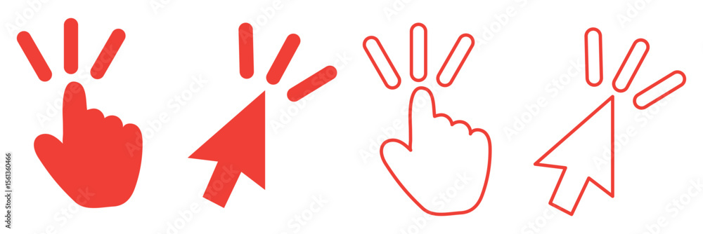 Poster computer mouse click cursor gray arrow icons set and loading icons. cursor icon. vector illustration