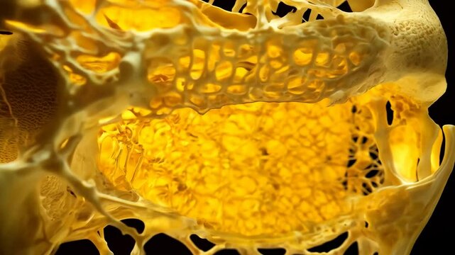 Intricate Bone Structure: A Detailed Scientific View