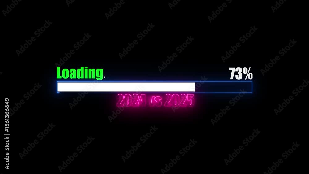 Aufkleber loading bar downloading progress animation blue transfer 0-100 on black background.loading bar downl