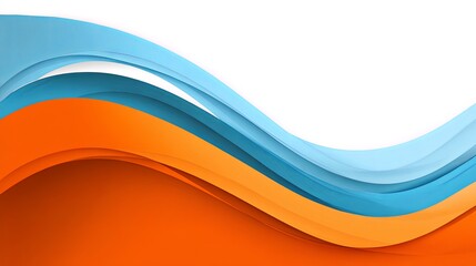 Colorful vibrant abstract wave line background with overlapping shapes in high contrast hues for dynamic presentation slide or energetic digital design layout
