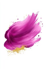 Purple Abstract Watercolor Splash