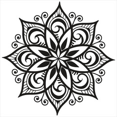  Vector doodle mandala . Ornamental luxury mandala Mandala Line Illustration . various mandala . Mandala Pattern Designs . Henna mandala. Mehndi style. Decorative pattern in oriental style.