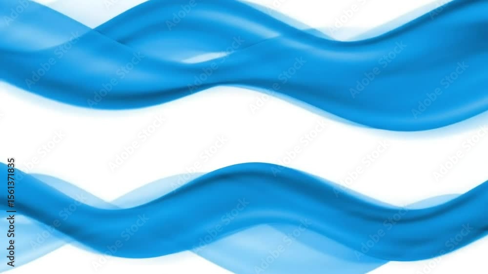 Poster dynamic blue wave background animation with seamless looping and visual effects