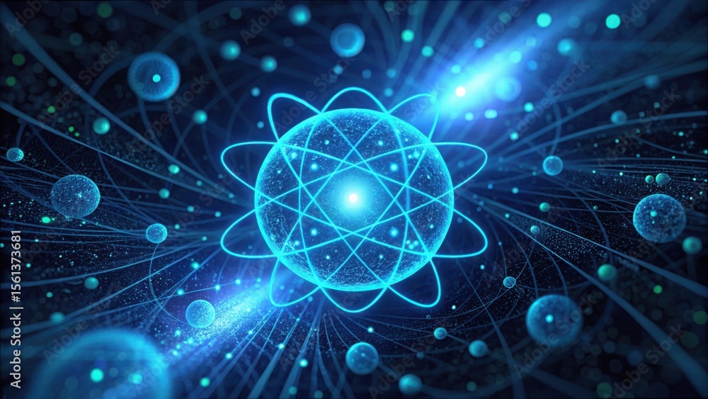 Poster Quantum Particles in Aligned Data Streams Rendering Gigapixel Visuals