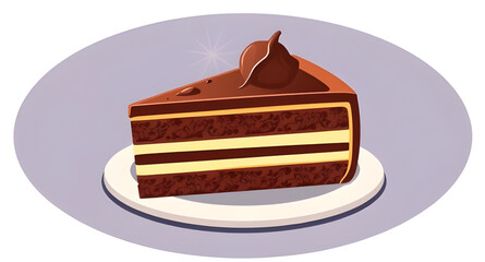 cake slice artwork, dessert slice vector art, layered pastry icon, sweet cake portion, bakery slice drawing, frosting dessert illustration, creamy pastry clipart, chocolate dessert slice, fruit toppin