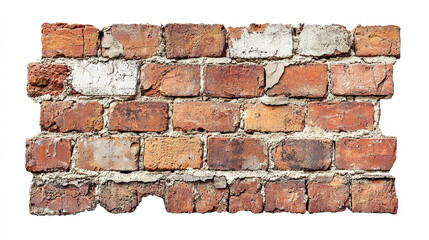 Fototapeta premium Seamless whitewashed brick pattern with clean background