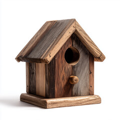 Handcrafted Wooden Birdhouse for Garden Decor