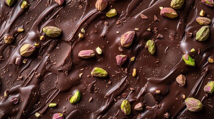 Dubai Chocolate Kunafa Pistachio on white background,Dubai Chocolate bar with green kadayif and pistachio spread,popular and viral chocolate 2024,space for text.