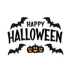 Fototapeta premium Happy Halloween party and banner Vector Art, Icons, and Graphics for 