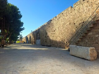 The old wall in Famagusta, Cyprus
