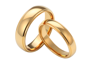 Gold Wedding Rings - Elegant Marriage Symbol