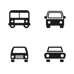 collection of black icons