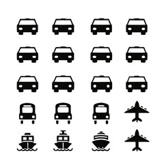 Fototapeta premium collection of black icons