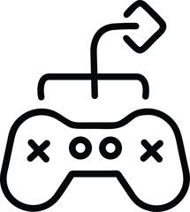 Obraz premium Gamification icon