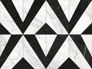 Modern seamless geometric pattern with natural textures: marble, wood, stone, cement, terrazzo. Ideal for interior design, wallpaper, packaging, textiles, tiles, and parquet flooring.	