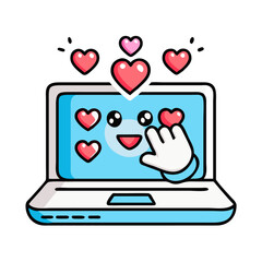 kawaii-a-kawaii-laptop-with-heart-shaped-stickers-