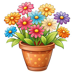 Fototapeta premium flower in pot
