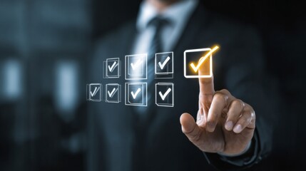Efficiency confirmation at the fingertips of business