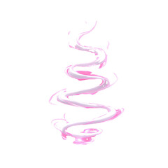 Abstract Pink Swirl, Magical Energy, Mystical Spiral