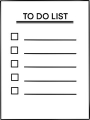 blank check list