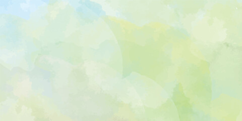 Abstract sky and clouds background, Vibrant clear sky with puffy and blurry natural clear clouds, watercolor background concept abstract cloudy sky 