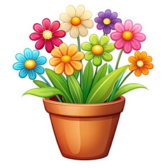 flower in pot