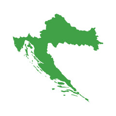 Croatia Map Boundary