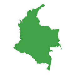 Colombia Map Boundary