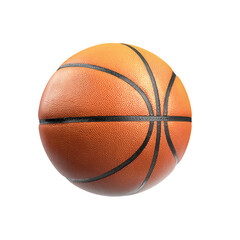 Obraz premium Isolated Basketball on Transparent Background