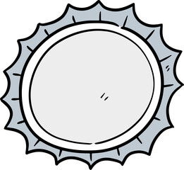 Illustration of bottle cap
