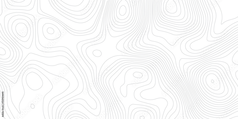 Poster soft topography pattern in gray tones with white elevation contour lines.