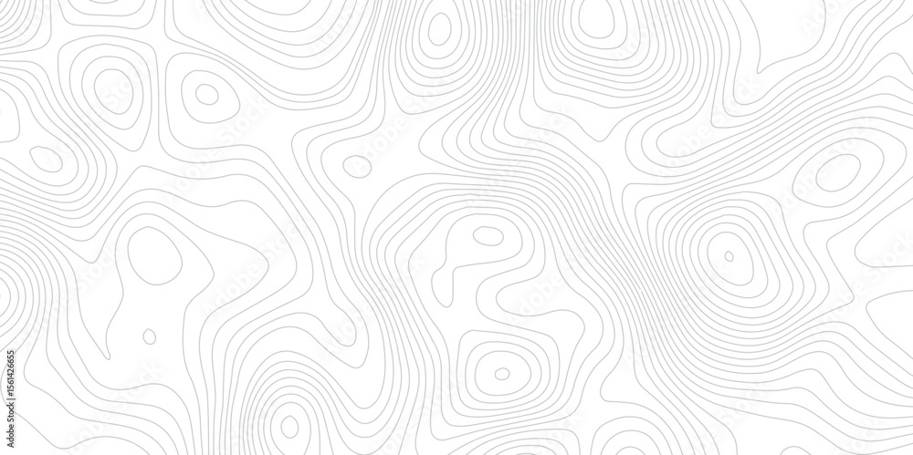 Aufkleber abstract gray topographic map pattern with flowing white contour design.