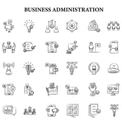 business icons set