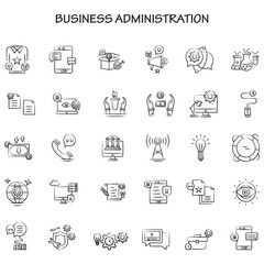 business icons set