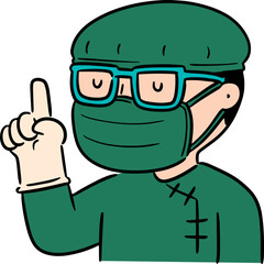 Illustration of doctor
