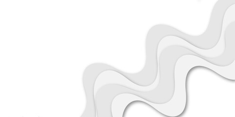 Abstract layered paper cut style background with smooth grey curves and shadows. Minimalistic wavy design perfect for modern presentations, website banners, or elegant graphic compositions.