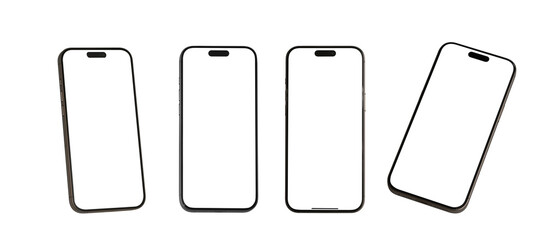 Smartphone Transparent PNG Image, Blank template for mockup , device front view shadow Mobile phone app user experience UX and UX	