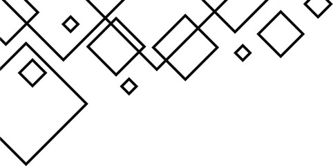 Abstract vector background with squares and puzzle elements
