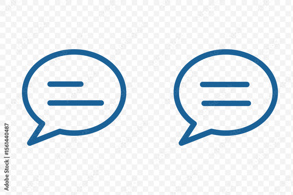 Poster comment icon speech bubble symbol chat message icons - talk message bubble chat icon. eps 10