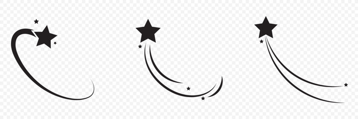 Shooting Star Icon . shooting star Solid icon .  © Aquavisionweath6