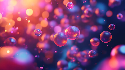 Futuristic Glass and Water Molecular Designs: A Conceptual Exploration of Advanced Skincare and Cosmetic Innovation, Blending Organic Patterns, Bioluminescence, and Minimalist 3D Aesthetics